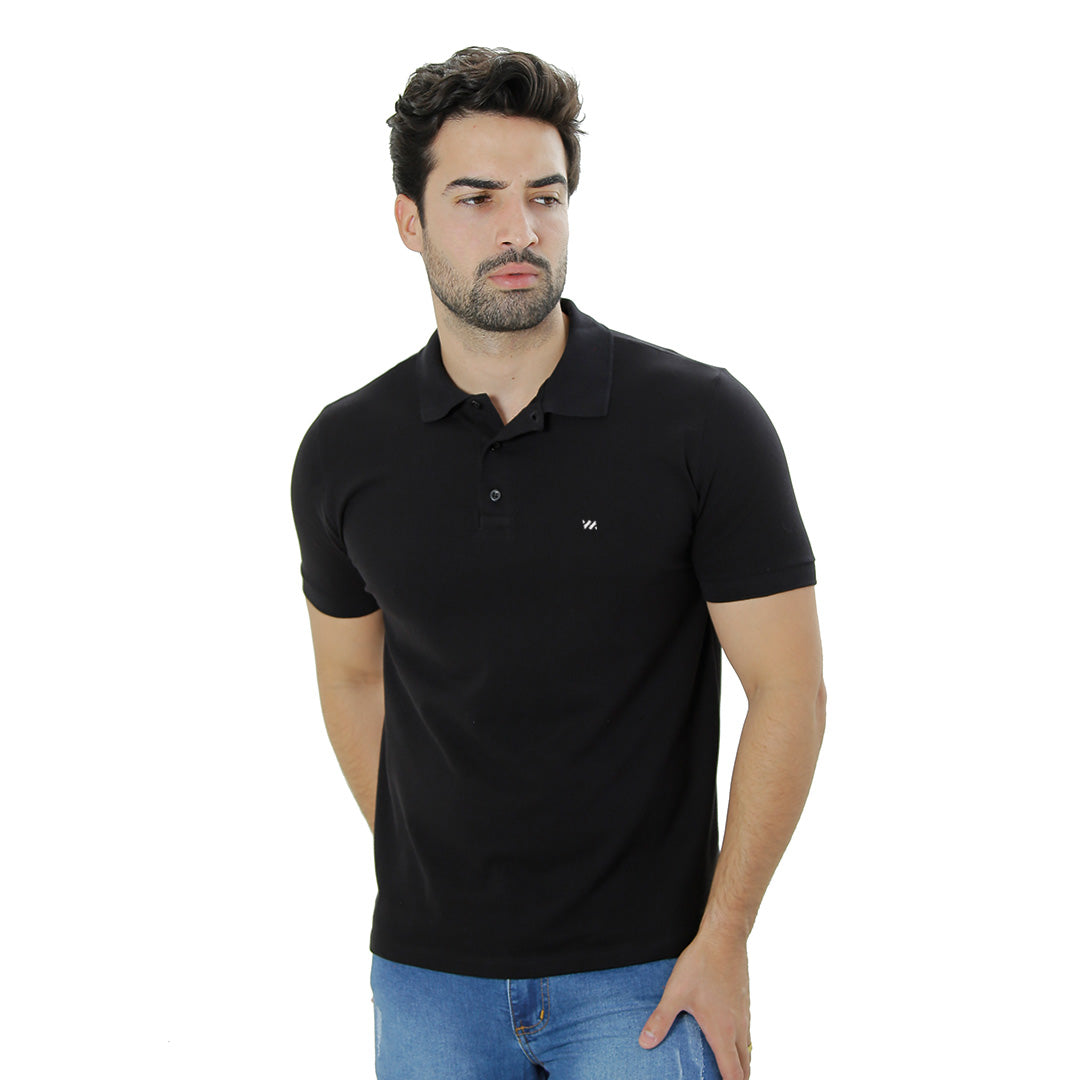 POLO COTTON PIMA COM ELASTANO LISA