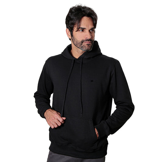 MOLETOM HODDIE CANGURU LISO FELPADO 2 CABOS