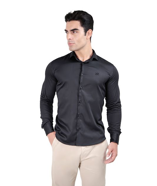 CAMISA MANGA LONGA SLIM FIT ALGODÃO EGÍPCIO FIO 80
