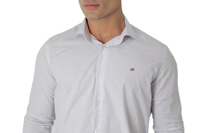 CAMISA MANGA LONGA SLIM FIT ALGODÃO EGÍPCIO FIO 80