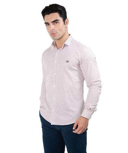 CAMISA MANGA LONGA SLIM FIT ALGODÃO EGÍPCIO FIO 80